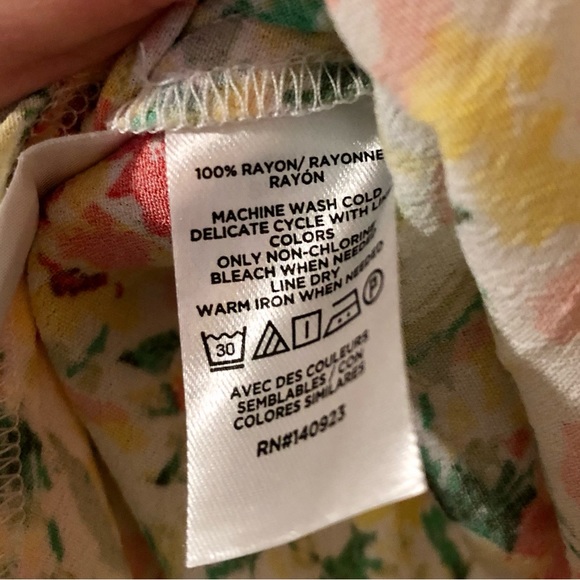 LOFT Petite Buttercup Floral Flounce Skirt NWT - Picture 7 of 7